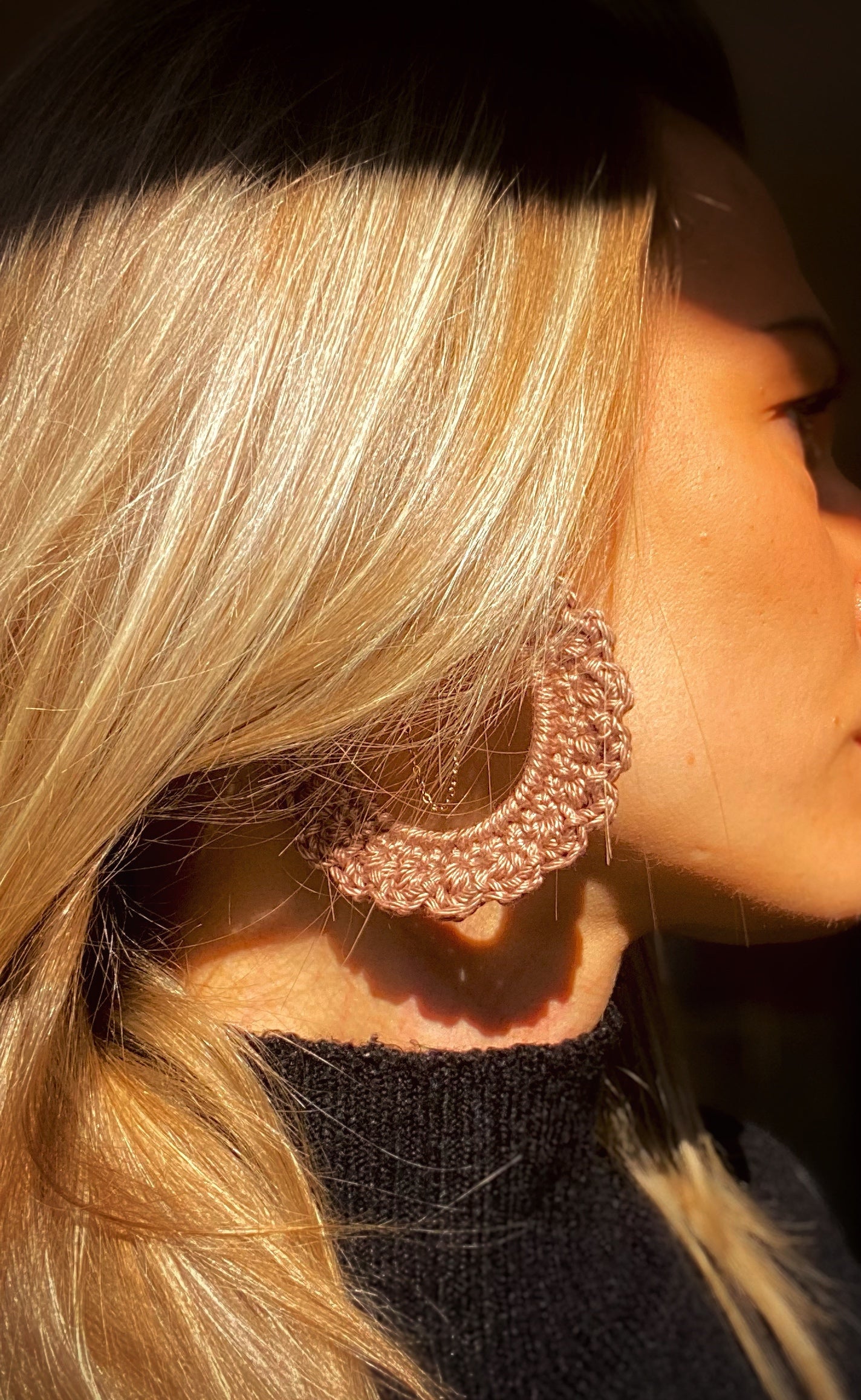 Boucle d'oreilles au crochet