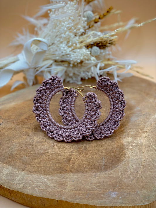 Boucle d'oreilles au crochet