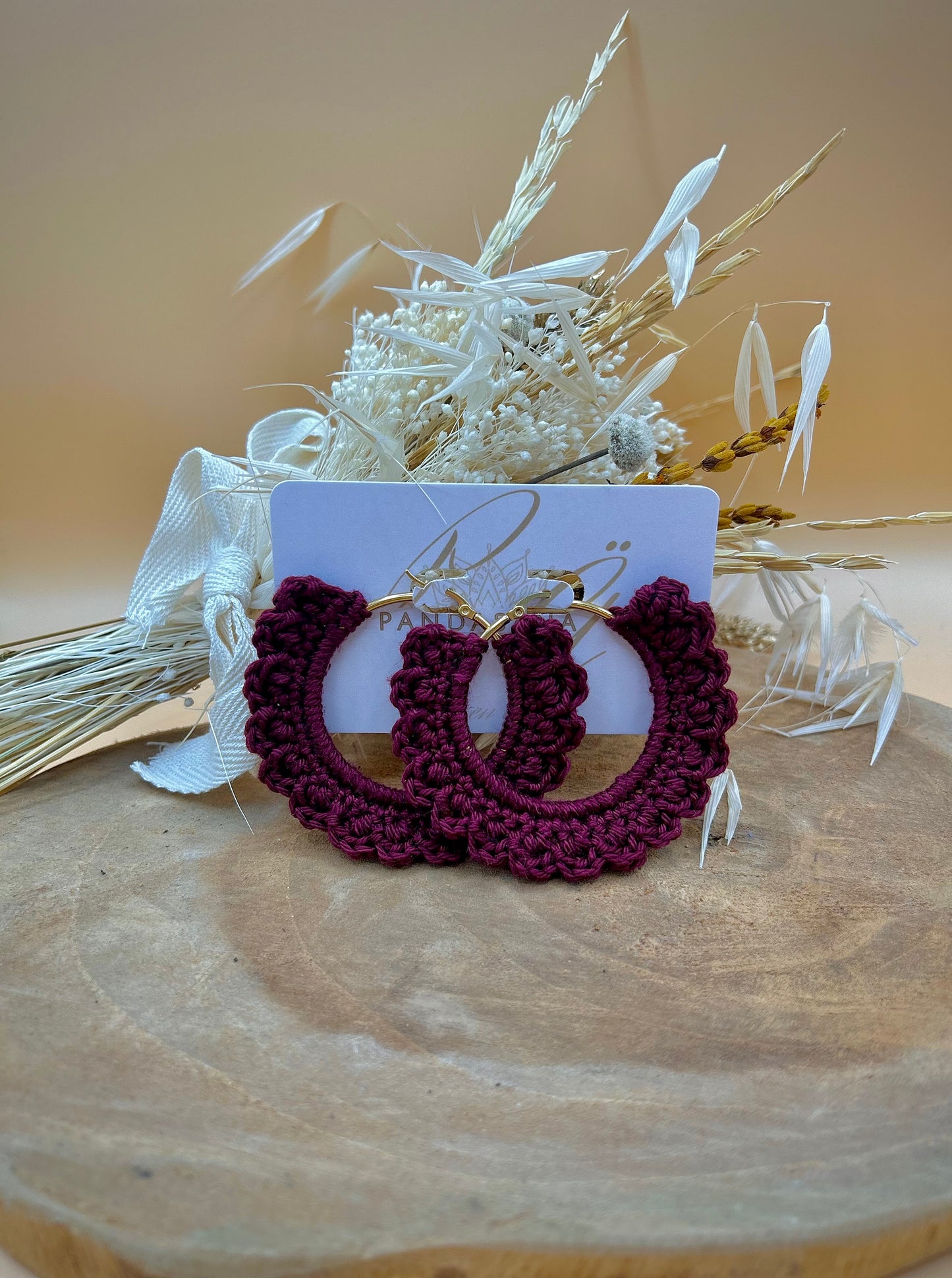 Boucle d'oreilles au crochet